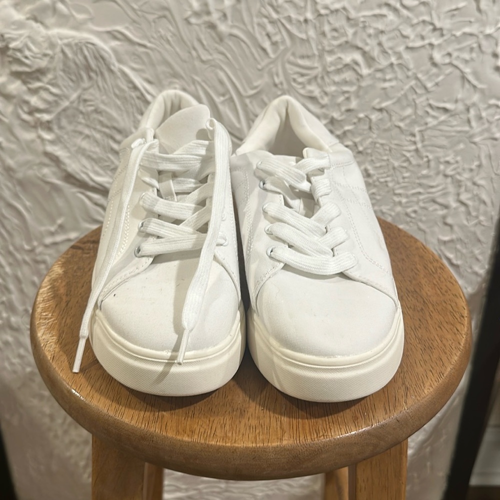 White Canvas Sneakers